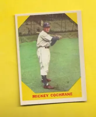 1960 Fleer Mickey Cochrane #24  Philadelphia A's Detroit Tigers VERY GOOD • $3.99