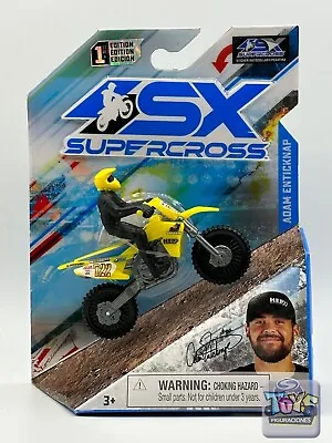 SX Supercross # 722 Adam Enticknap  1:24 Scale Die Cast Motorcycle • $9.99