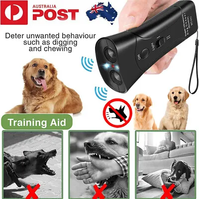 Anti Bark Device Ultrasonic Dog Barking Control Stop Repeller Trainer Train Tool • $12.30