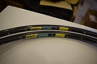 Mavic OPEN 4 CD Rim Set 700c 28'' 32 Hole Road Clincher Dark Brown 1980s NOS • $539.50