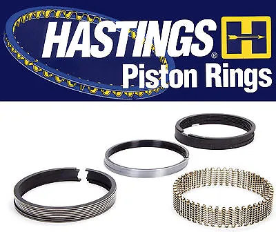 Fit AMC Jeep 390 401 Hastings Cast Piston Ring Set 1968-1977 STD Rings USA • $75.99