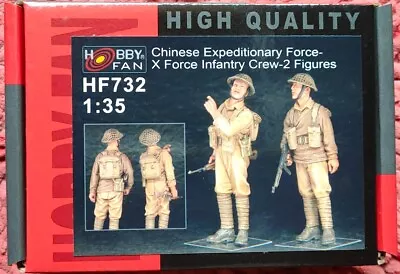 Hobby Fan 1/35 Chinese Expeditionary Force X Force Infantry Crew 2 Figures Resin • $40.18