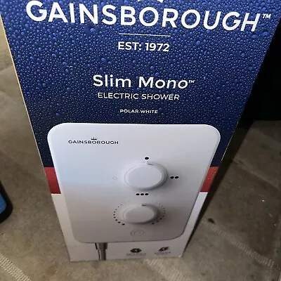 Gainsborough GSM85 8.5KW Slim Mono Electric Shower - White • £50