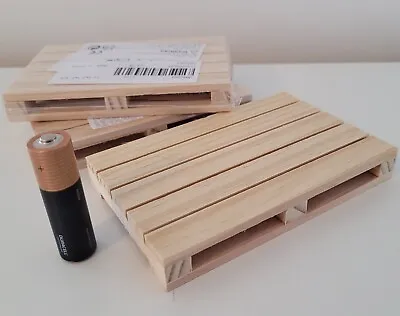 1:10/1:14 4x Scale Real Wooden Euro Pallet Tamiya Trucks • £5