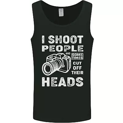 Photography I Shoot People Photographer Mens Vest Tank Top • $13.66