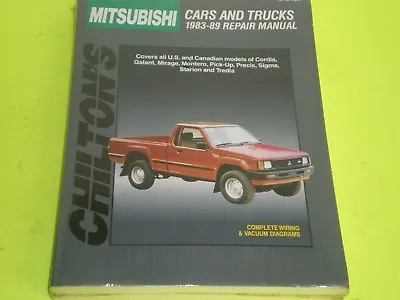 Chilton Mitsubishi Cars And Trucks 1983-1989 Service Repair Manual 7947 Montero • $14.95