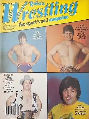 $9 • Buy The Ring's Wrestling Magazine - August 1982 - Martel/Backlund/Watts/Dundee