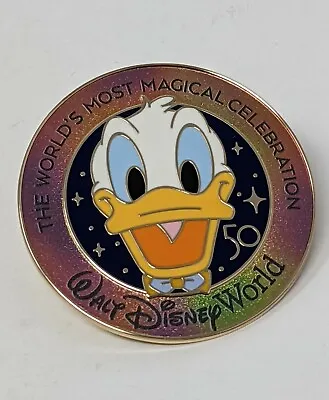 $12.99 • Buy WDW 50th Anniversary Donald Duck Pin Trading Starter Set Pin Walt Disney World