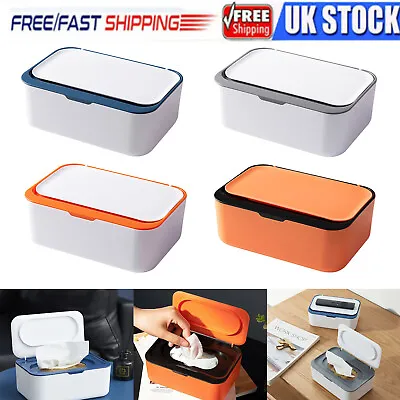 £10.89 • Buy Dry Wet Tissue Paper Case Baby Wipes Napkin Storage Box Holder Container Plastic
