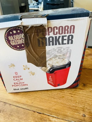 £8 • Buy WICKEDGIZMOS RETRO FAT-FREE HOT AIR POPCORN MAKER / POPCORN POPPER MACHINE 1200w