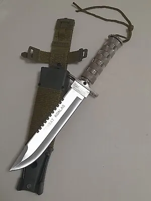 Large Survival Multifunctional Fixed Blade Knife Camping Outdoor Rambo Storage H • $73.90