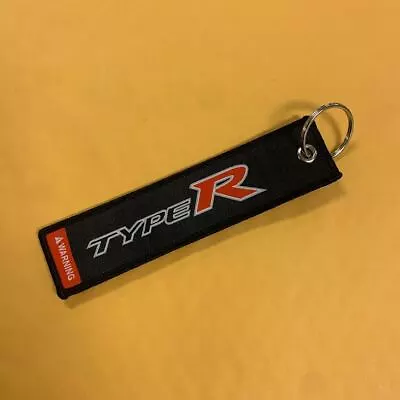 5.  Car Black Woven Keychain Key Holder TYPE R Style For Acura Honda K20 All • $6.49