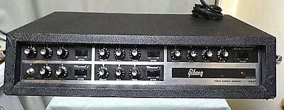 Gibson GPA-70 Vintage Public Address Amplifier 70s 4 Channel Reverb • $195