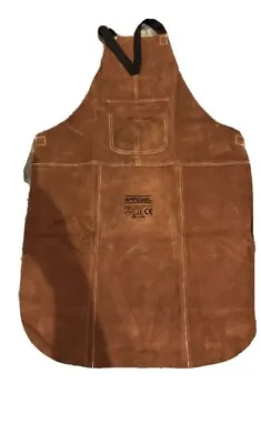 Premium Brown Leather Welders / Welding / Blacksmith / Carpenters Apron 60x90cm • £16.99