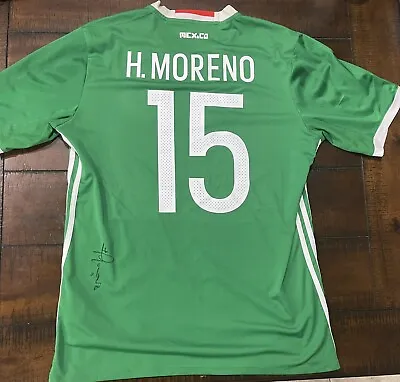 Adidas Mexico Jersey XL Hector Moreno Signed Jersey Monterrey Rayados Pumas Unam • $130