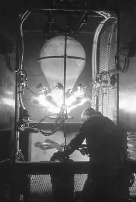 Man Working Mercury Arc Rectifiers Which Were Installed London M - 1934 Photo • $5.51