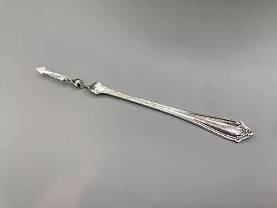 Antique Baker Manchester Sterling Silver Butter Pick Unidentified Pattern 6.5  • $29