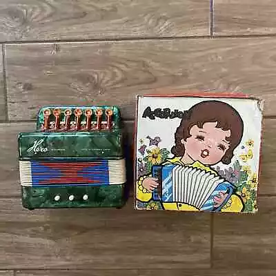 Vintage HERO Accordion UC 102 Green With Box • $35