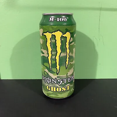 RARE! MONSTER ENERGY M-100 GHOST FULL SEALED UNOPENED 16oz Can • $125