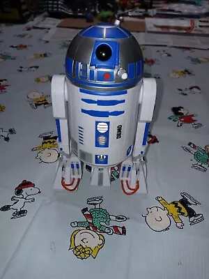 Star Wars R2D2 Talking Money Bank 6 1/2  Sounds Figure Works Great 2010 • $19.99