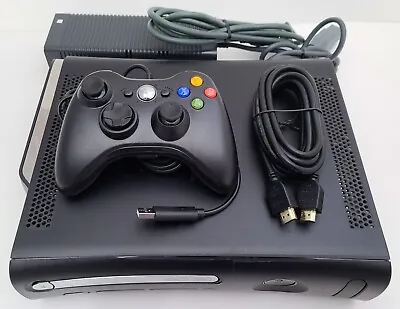 Microsoft Xbox 360 ELITE Go Big Core Black Video Game Console System 4GB HDMI • $151.95