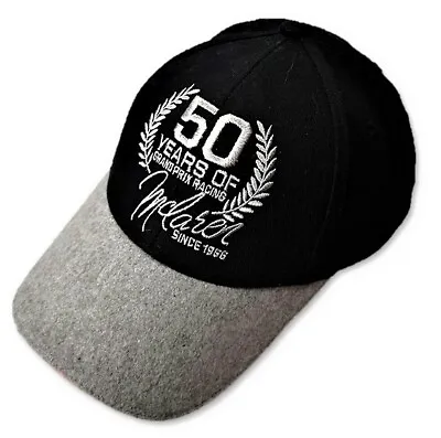 CAP Team Members Formula One 1 McLaren 50 Years Grand Prix Racing F1 Black AU • $35.19