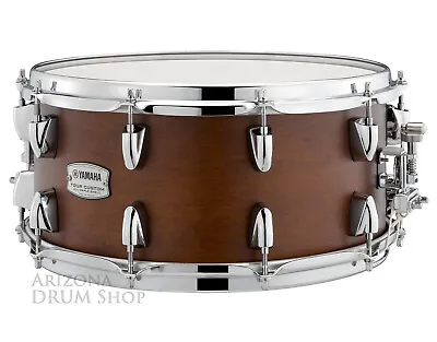 Yamaha Tour Custom Maple 14  X 6.5 Snare Drum - Chocolate Satin - In Stock! • $349.99