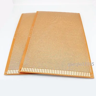 US Stock 2pcs Prototype PCB Universal Bread Board 18 X 30cm Sigle Side Copper • $15.23