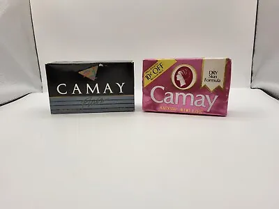 Vintage Camay Bar Soap Set Of 2 Beauty Bar/ Peach Bar NOS • £8.39