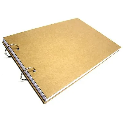 £17.99 • Buy A3/A4/A5 Refillable Binding Ring Scrapbook, Photo Album, Guest Book, Display