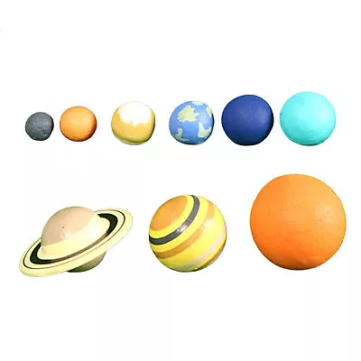 1 Set Solar System Planet Balls Toy Kids Astronomy Science Model Educational Toy • $12.86