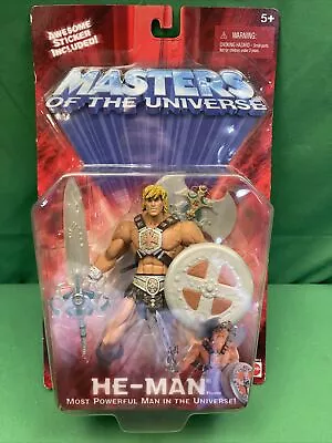 Masters Of The Universe: He-Man Action Figure (2001) Mattel New Cross Variant • $40