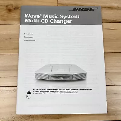 Bose Wave Music System Multi-CD Changer Owners User Guide Manual Instructions • $10.95