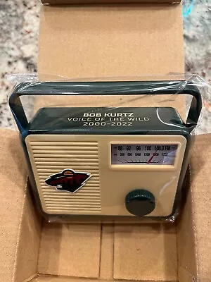 Minnesota Wild Bob Kurtz Night Radio SGA BRAND NEW IN BOX • $15