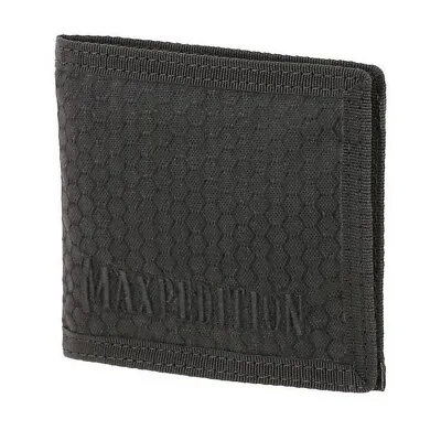 Maxpedition AGR Bi Fold Wallet Slim Mens Hex Ripstop Nylon Money - BFWBLK • $23.33