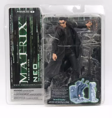 Neo The Matrix Lobby Scene Action Figure McFarlane New Sealed Series One 2003 • $25