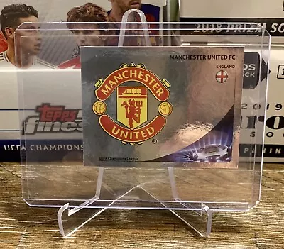 2012-13 Panini UEFA Champions League Stickers Manchester United Badge FC Foil • $4.92