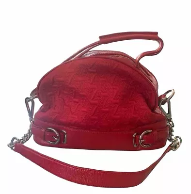 Vintage Adrienne Vittadini Red Shoulder Bags Purse • $52