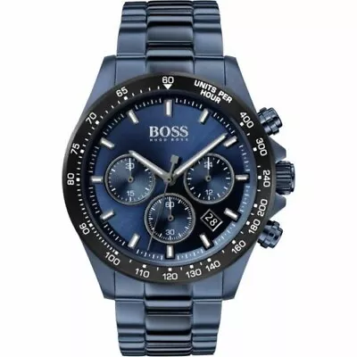 £89.99 • Buy Hugo Boss Hb1513758 Blue Hero Sport Lux Watch - New  - Fast Delivery