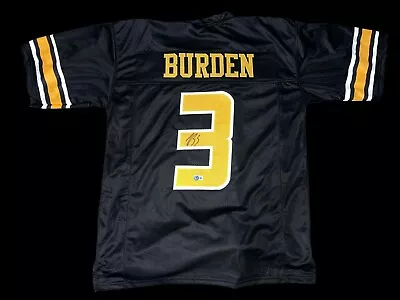 Luther Burden Iii Missouri Tigers Black Jersey Wide Receiver Mizzou Jsa 2 • $174.99