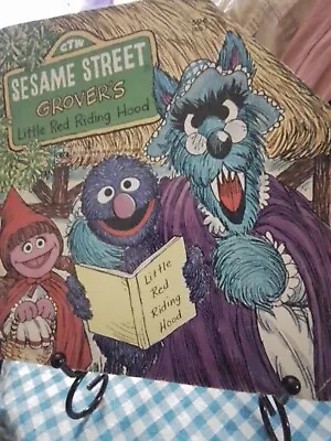 Sesame Street GROVER'S LITTLE RED RIDING HOOD Norman Stiles PB GC • $15