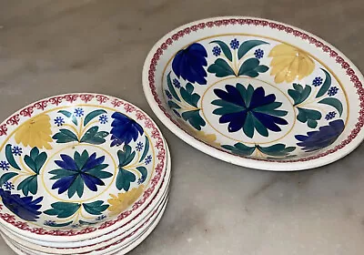 Beautiful Antique Societe Ceramique Bowls Lot (1950's) Maastricht Holland • $250