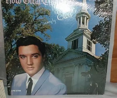 3 Vtg Elvis Gospel Vinyl LP's HE TOUCHED ME/HOW GREAT THOU ART/HIS HAND IN MINE • $19.99