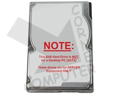 300Gb 500Gb 600Gb 7.2k RPM 10k RPM 2.5  SAS Internal SERVER Hard Drives HDD • £8