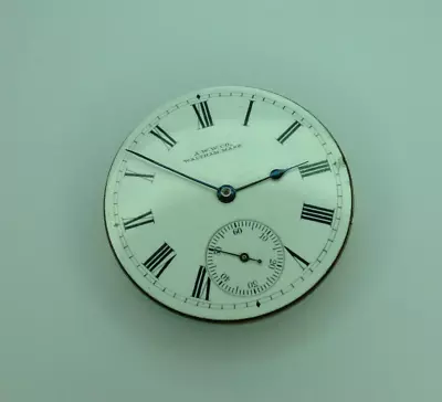 Waltham TRAVELER Pocket Watch Movement - MODEL 1899 - Restoration / Repair • £24.99