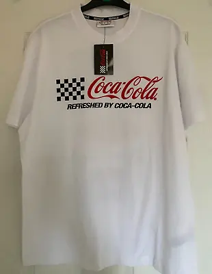BNWT Coca Cola Racing Men's Printed COTTON T-SHIRT SIZE MENS SMALL • £5