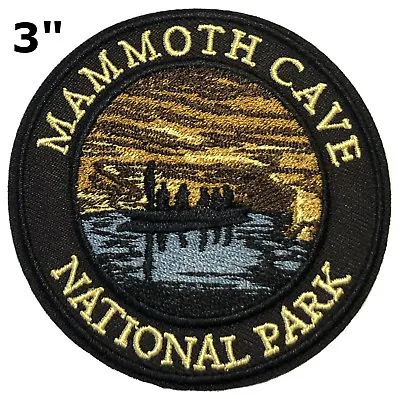 MAMMOTH CAVE National Park Embroidered Iron-on Applique Nature Travel Souvenir • $5.50