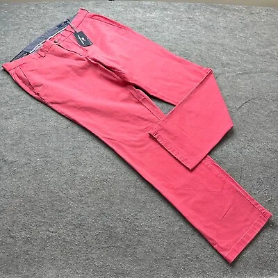 Vineyard Vines Breaker Pants Men 36 X 32 Pink Stretch Chino Trousers Classic • $24.99