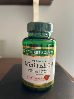 $12 • Buy Nature's Bounty Odorless Mini Fish Oil Size 90ct