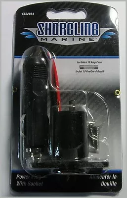$7.99 • Buy Shoreline Marine SL52084 Power Plug With Socket